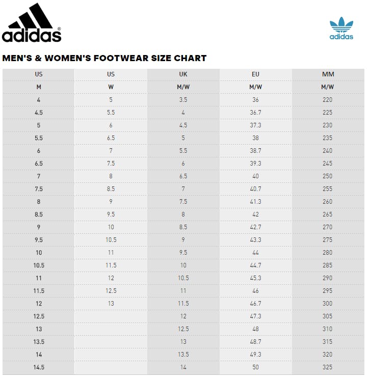 us to eu shoe size adidas